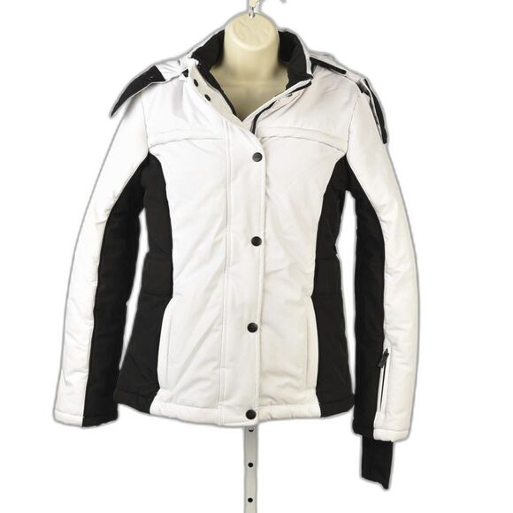 Topshop Jackets & Blazers - Top Shop Ski Parka Black and White Waterproof Breathable Ski Skirt Size 6